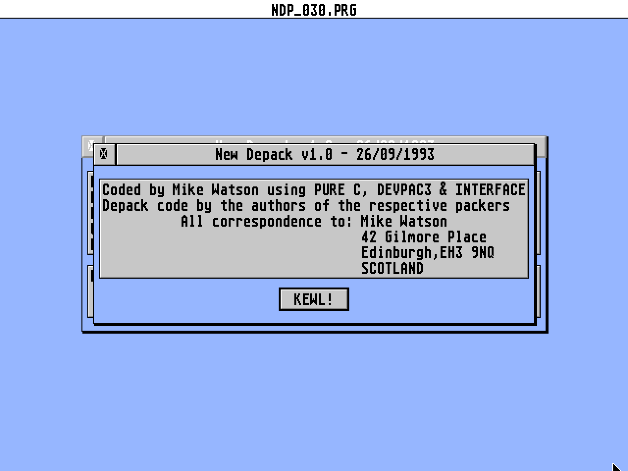 New Depack — screenshot 1